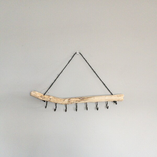 Driftwood Key Rack Etsy