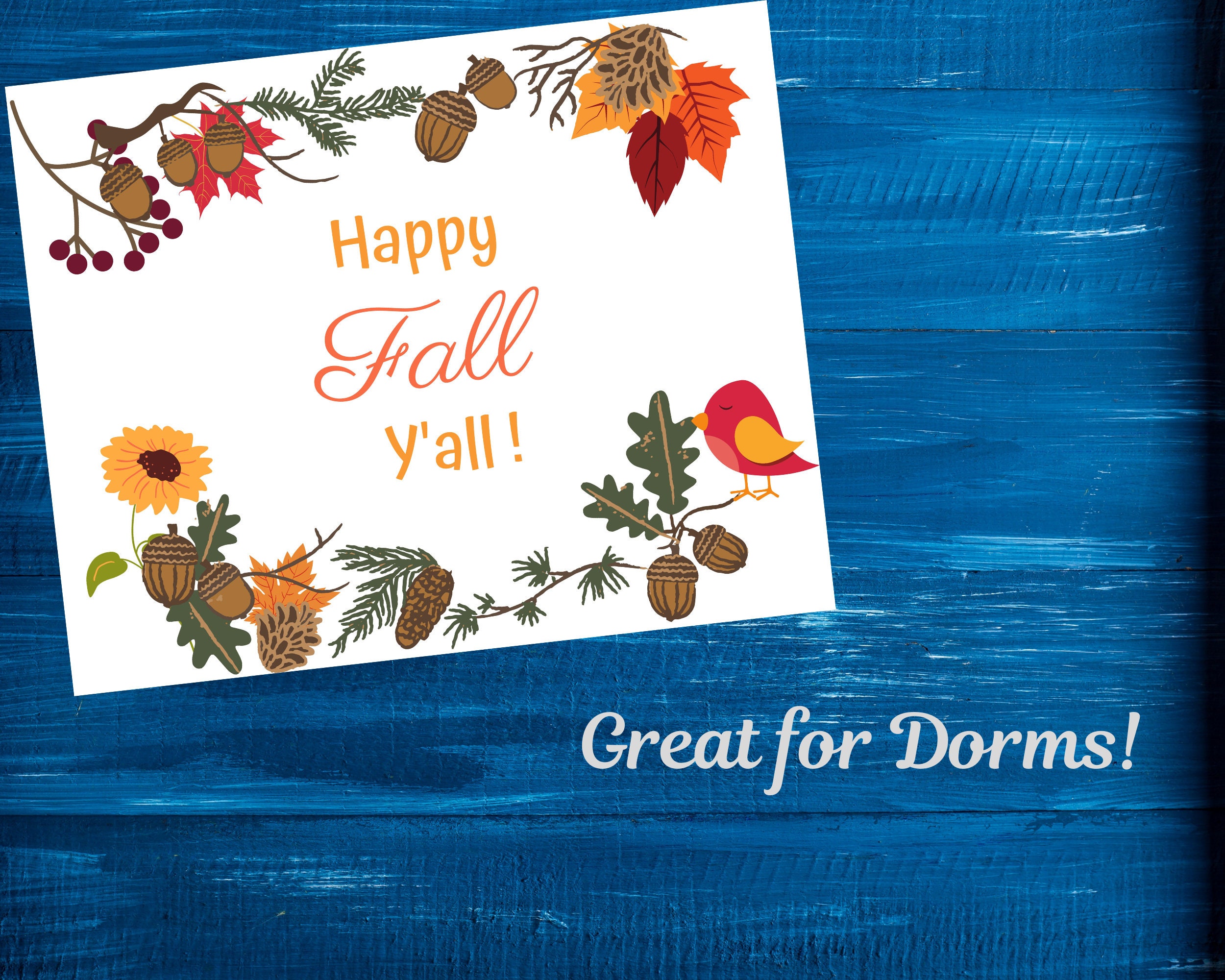 Fall Salutations Printable Fall Saying Wall Art - Etsy