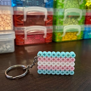 Transgender Flag Keychain