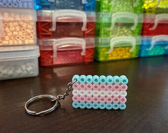 Transgender Flag Keychain