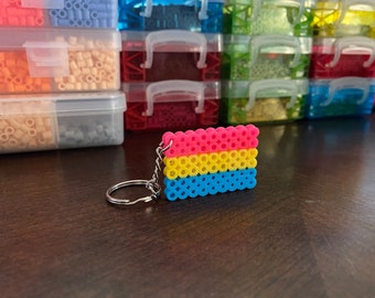 Pansexual Flag Keychain