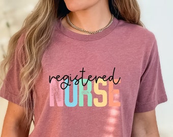 Registered Nurse Shirt for Women, RN TShirt for Registered Nurse, Nursing T-Shirt for Nurse, Gift for Registered Nurse, RN Graduation Gift