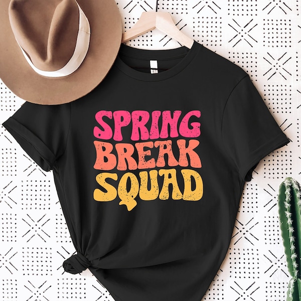 Spring Break Shirts, Spring Break Squad Shirts, Spring Break Tee, Family Spring Vacation, Senior Spring Break Shirt, College Travel Shirt