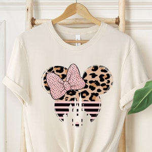 Minnie castle Shirt, Disneyworld Shirts, Animal shirt, Minnie Ear Shirt , Leopard cheetah print Shirt, Disney Shirt , Disney Ear Shirt,