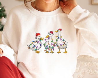 Christmas Ducks Shirt, holiday apparel, Holiday Season, iPrintasty Christmas, , Duck Christmas Shirt, Christmas farm t-shirt