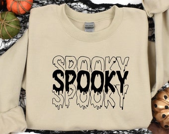 Spooky Shirt, Spooky Halloween Shirt, Spooky Typography Tee, Halloween Shirt, Witch Trick or Treat T-Shirt, Halloween Vibes, Halloween Tees