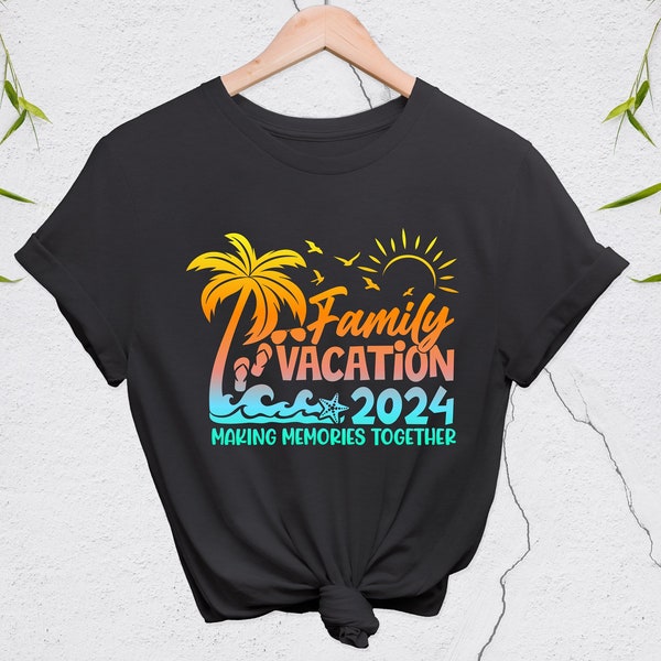 Family Vacation 2024 Shirt, Making Memories Together T Shirt, Summer Shirts, Funny Beach T-Shirt, Cool Hawaii Tees, Family Matching Tee