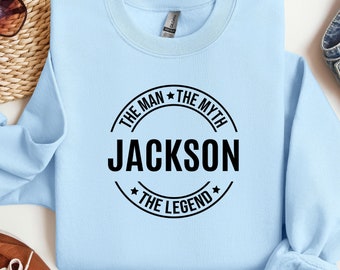 Personalized Gift for Men, Customized Shirts, Personalized Father's Day Gift, Personalized Shirt The Man The Myth The Legend Custom Papa
