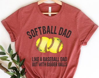 Softball dad shirt  - Best Dad Ever Shirt - Best Dad Gift - Dad Shirt - Funny Fathers Gift - Husband Gift - Funny Dad Tee