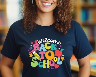 Welcome Back to School,Happy First Day Of The School,First Day of School Outfit, Kids Back To School Shirt,Gaming School Shirt,Teacher Gift