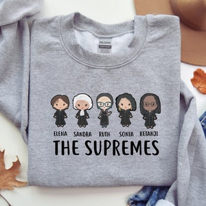The Supremes Ketanji Brown Jackson RBG Sotomayor Cute T shirt the