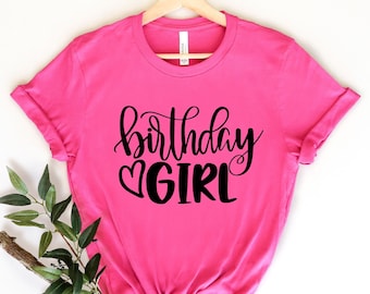 Birthday Girl Shirt, Birthday Party Girl Shirt, Cute teenage birthday, Youth Birthday Girl Shirt, Birth day , Birthday Girl girlfriend gift