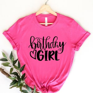 Camisa de niña de cumpleaños, camisa de niña de fiesta de cumpleaños, cumpleaños adolescente lindo, camisa de niña de cumpleaños juvenil, día de nacimiento, regalo de novia de niña de cumpleaños