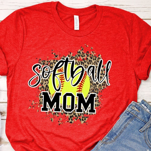 Softball Mom Shirt Softball Mom Shirts for Women Softball Etsy