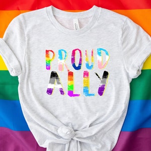 Pride Ally, Gay Pride LGBTQ Shirt, Pride Shirt, Trans T Shirt, LGBT Clothing Pride Shirt, LGBT Shirt, Women Gay Clothing, Ally T Shirt, Ally