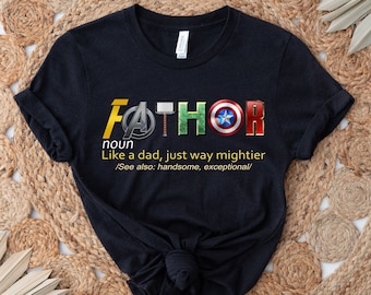 Fathor, Thor, Avengers Shirt, Father's Day Gift, Avengers Men's Shirt, Fathor Definition Shirt, Marvelous Dad Shirt, Superhero Dad Shirt