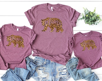 Mama Bear Papa Bear Baby Bear Shirts, Mommy and Me, Matching Shirt, Matching Family Outfit,Baby Girl, Pregnancy Tee,Shower Gift Baby Romper