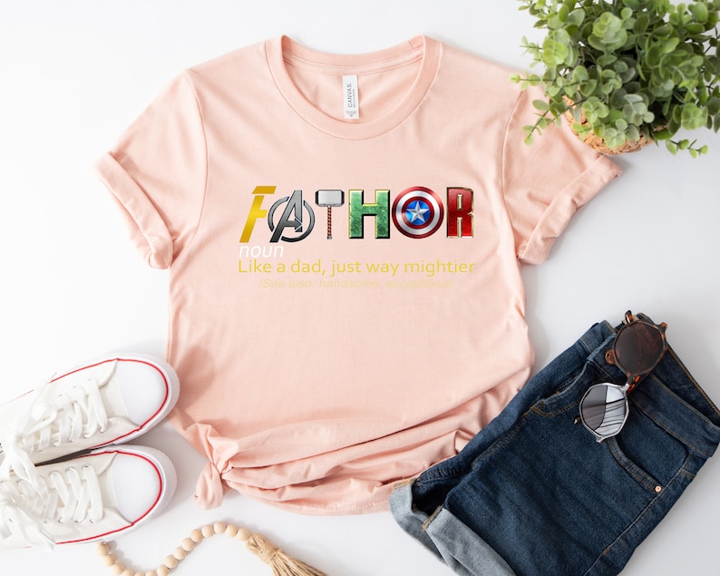 Fathor, Thor, Avengers Shirt, Father's Day Gift, Avengers Men's Shirt, Fathor Definition Shirt, Marvelous Dad Shirt, Superhero Dad Shirt image 5