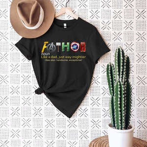 Fathor, Thor, Avengers Shirt, Father's Day Gift, Avengers Men's Shirt, Fathor Definition Shirt, Marvelous Dad Shirt, Superhero Dad Shirt image 2