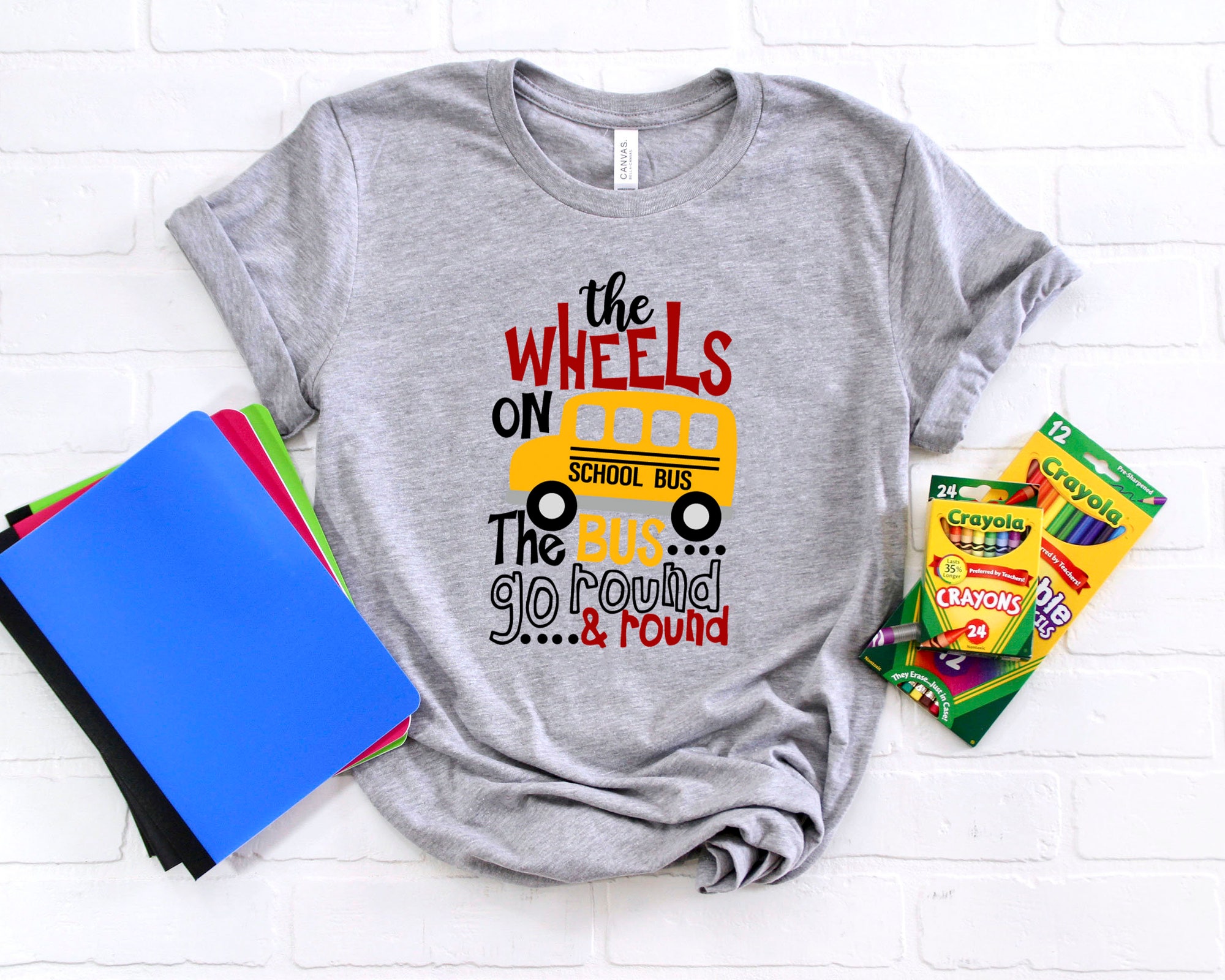 The WHEELS On The BUS shirt, go back to school shirt,School bus shirt, school kids shirt