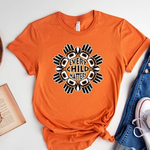Hand orange shirt, Together we are safe shirt, Orange day shirt, Every child matter shirt, Child shirt, Awareness shirt, Orange shirt.