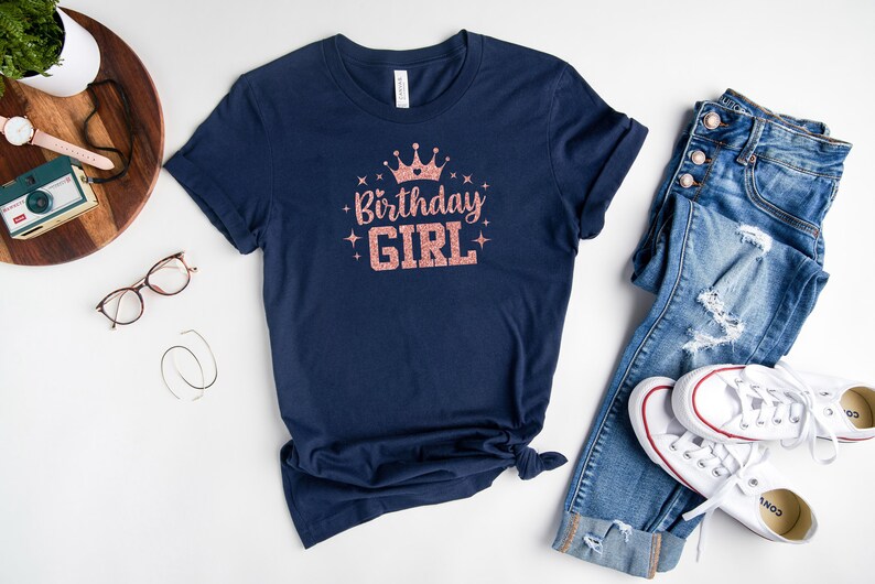 Birthday Girl Long Sleeve Shirt Birthday Party Shirt Etsy