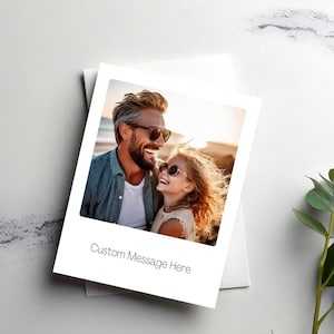 Custom Photo Card, Custom Picture, Personalisable, Custom Card, Personalised Greeting Card, Personalised Gift, Photo Card, Custom Message