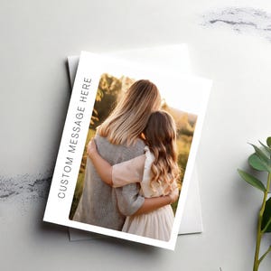 Custom Photo Card, Custom Picture, Personalisable, Custom Card, Personalised Greeting Card, Personalised Gift, Photo Card, Custom Message