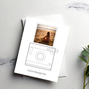 Custom Camera, Custom Picture, Photo Booth, Camera Pictures, Custom Card, Personalised Greeting Card, Custom Gift, Custom Message
