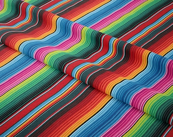 Alize Fabrics-Upholstery-Furniture-Drapery-Home Textile Project-PES-Colorful Striped Fabrics-Mexico fabrics by the yards-Traditional Ethnic
