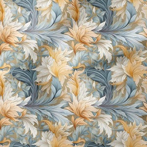 Padrão de flores coloridas vintage multiuso design decorativo impressão digital tecido-estofamento-móveis-cortinas-PES