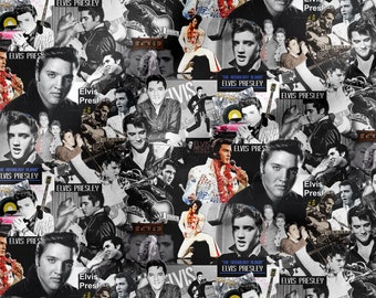 Alize Fabrics-Upholstery-Furniture-Drapery-Sofa-Home Textile Project-PES-Hollywood Fabrics-Elvis Presley Fabrics by the yards- Rock'n Roll