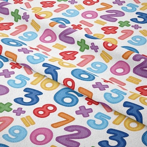 Alize Fabrics-Upholstery-Furniture-Drapery-PES- Back to School, Digital Printed Fabric with Colorful Figure Pattern