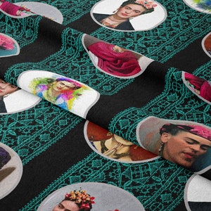 Alize Stoffe-Polster-Möbel-Drapery-Sofa-Home Textile Projekt-PES-Mexiko Stoffe- Frida Kahlo Retro bunte Stoffe meterware