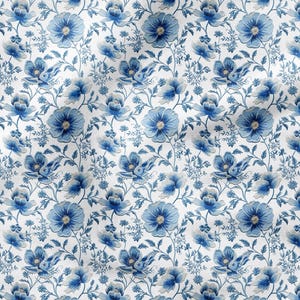 Alize Fabrics-Upholstery-Furniture-Drapery-Home Textile Project-PES- 3D Blue color Floral Fabric