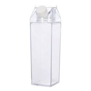 Wholesale 30 or 60 Pcs Reusable Clear Water Bottle Milk Box Carton