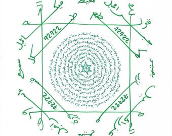 4 Cardinal Djinn Kings Pact | 1 Intention | Customized, Handcrafted, Sealed & Consecrated | Arabic Jinn Magic