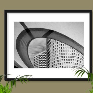 A Round Town, Photo Print, Wall Art, Abstract, Geometric, Architecture