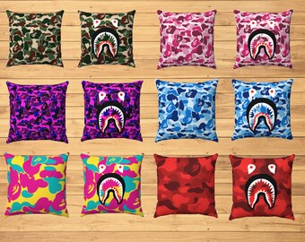 bape throw pillow