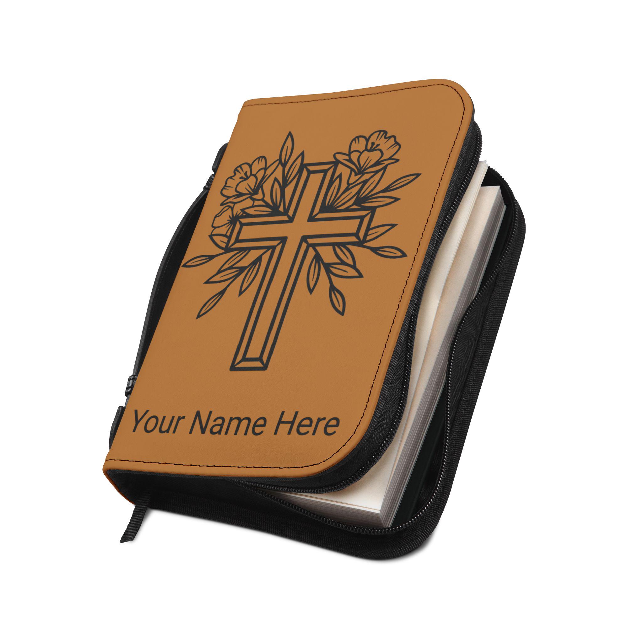 Custom Floral Bible Cover: PU Leather Christian Gift - Etsy