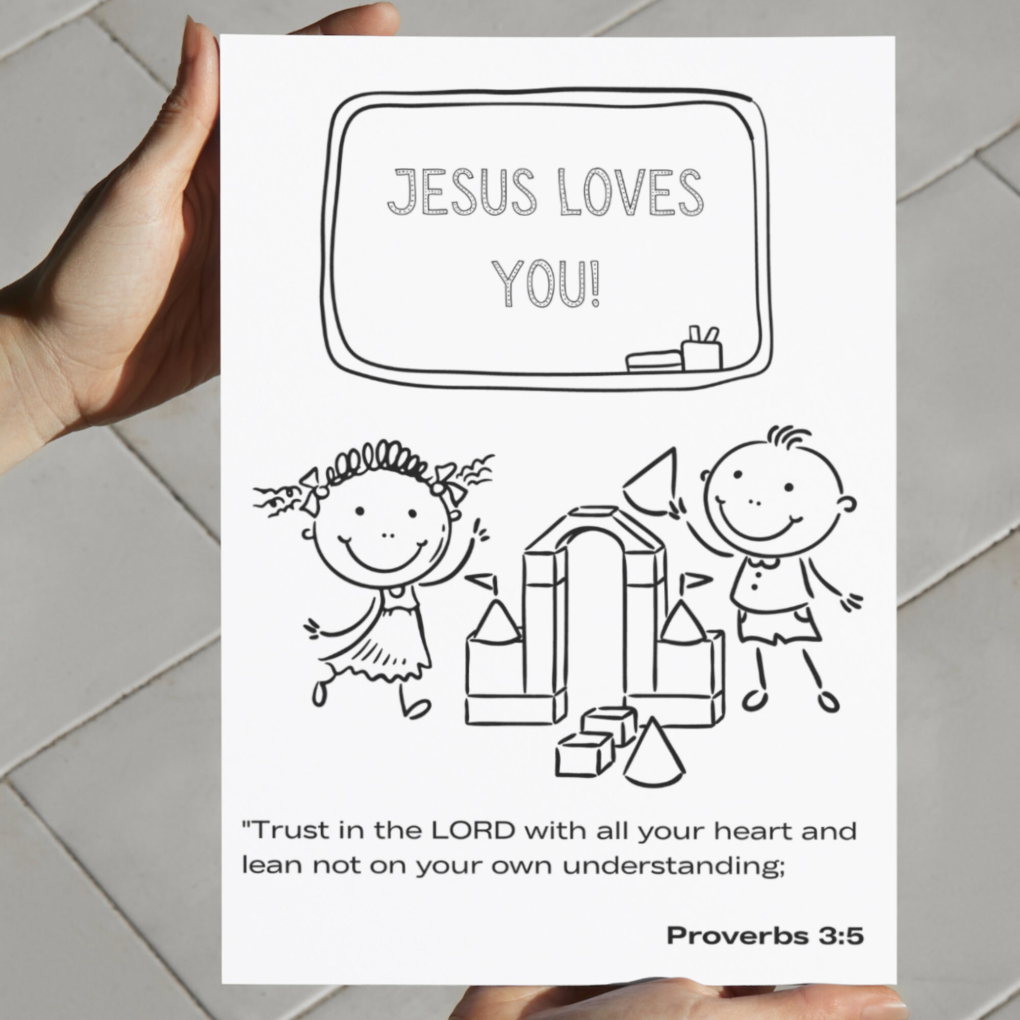 Christian Coloring Book for Kids, Bible Verse Worksheets for Kids ...