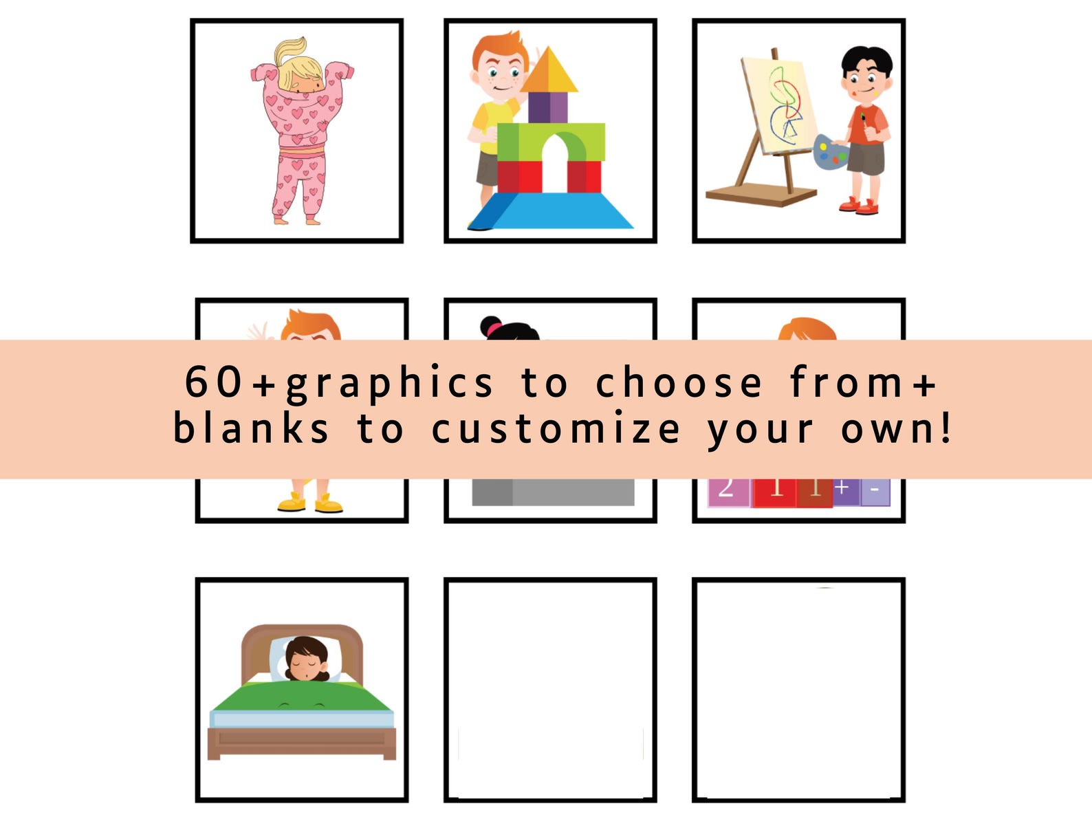 Kids Routine and Chore Chart Digital Download Back to School - Etsy