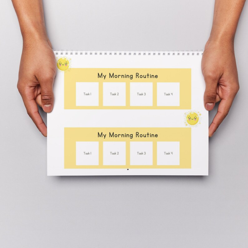 Kids Routine and Chore Chart Digital Download Back to School - Etsy