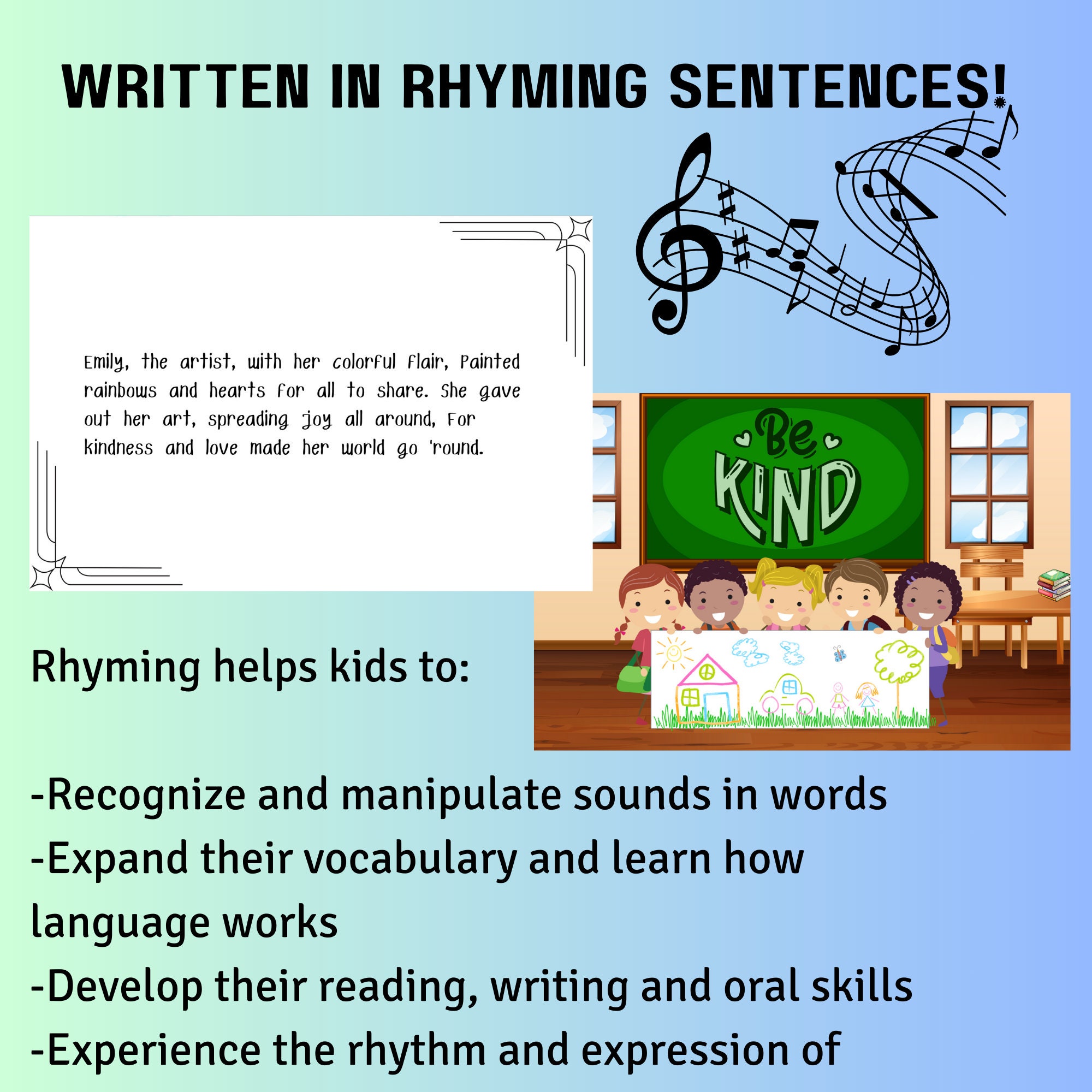 Printable Book About Kindness for Kids, Digital Children's Book, Grade ...