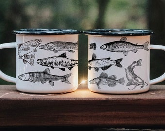 Fish Mug | Fishing Gifts for Men | Unique Fishing Gift | Dad Mug | Coffee Cup | Custom Mugs | Fisherman Gift