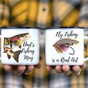 Fly Fishing Mug | Fishing Gift | Unique Fishing Gift | Dad Mug | Coffee Cup | Custom Mugs | Fish Mug | Fisherman Gift