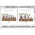 Personalised Christmas Cards/Family Christmas Cards/Pebble Reindeer Christmas Cards #108W