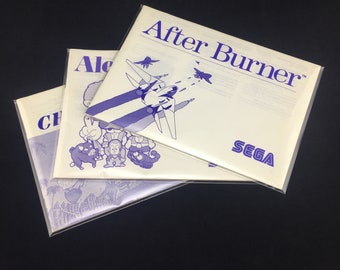Sega Master System - Instruction Manual Sleeves / Protectors (50 Pack)