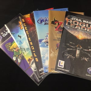 Nintendo GameCube - Instruction Manual Sleeves / Protective Covers (25 Pack)