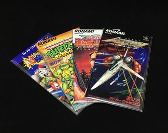 Nintendo Super Famicom - Instruction Manual Sleeves / Protectors (25 Pack)